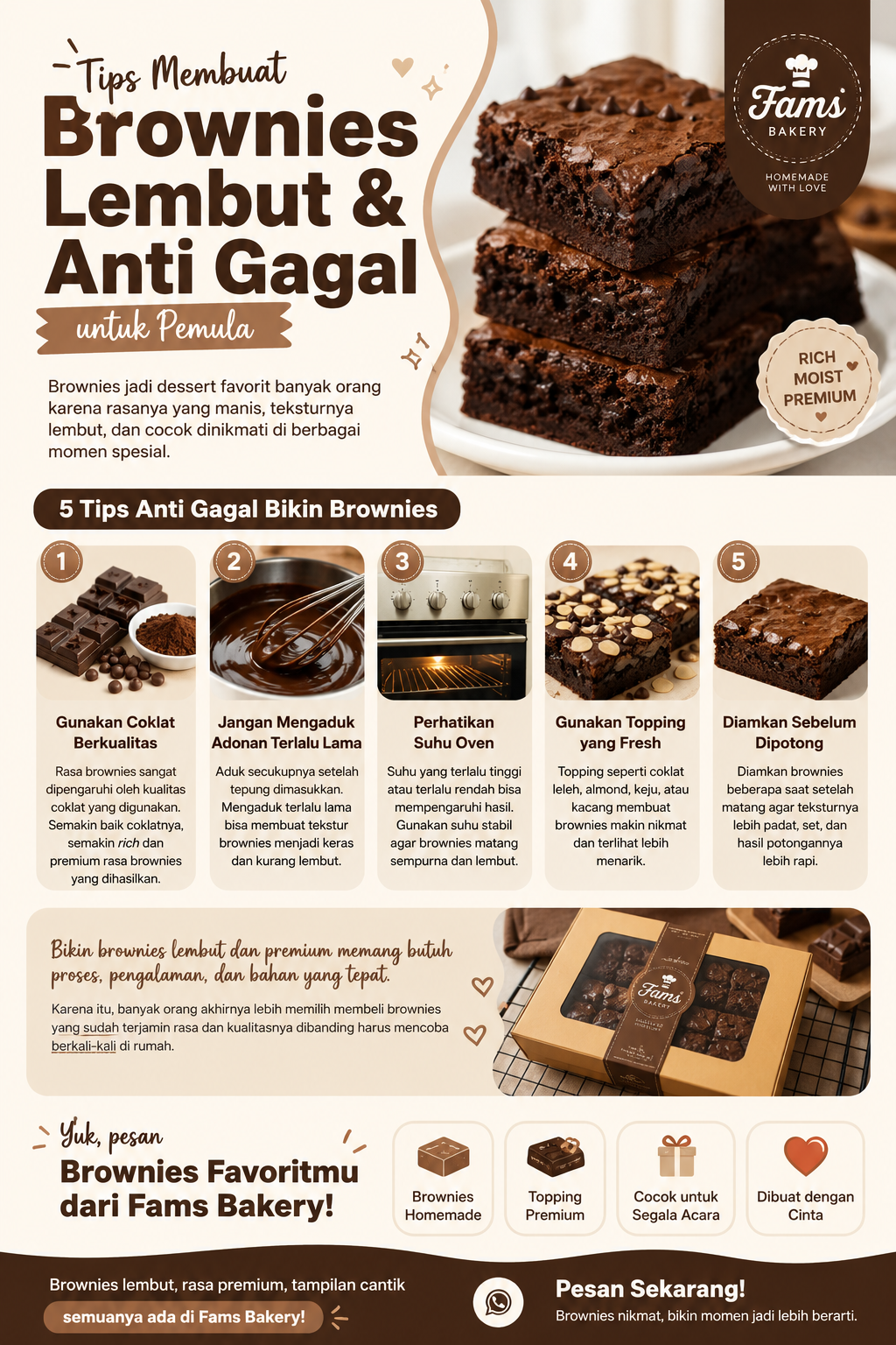 Tips brownies